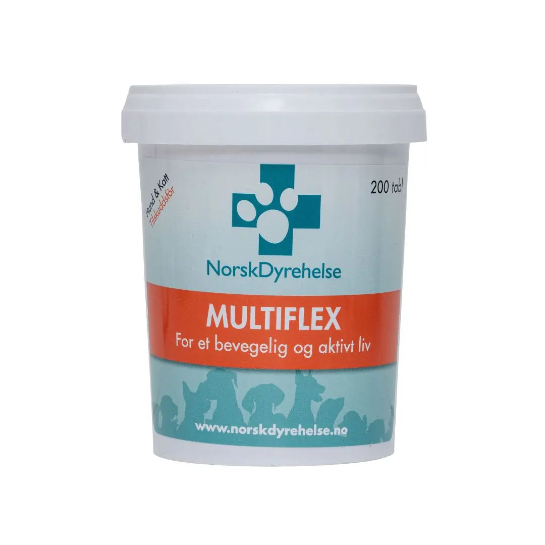 Norsk Dyrehelse MultiFlex 200 tab. Norsk Dyrehelse