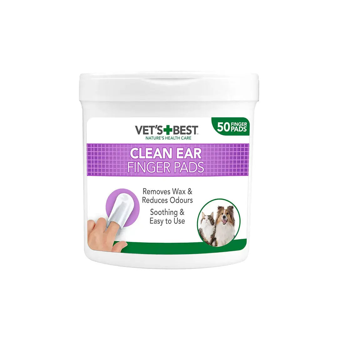 Vets Best Clean Ear Finger Pads Vets Best