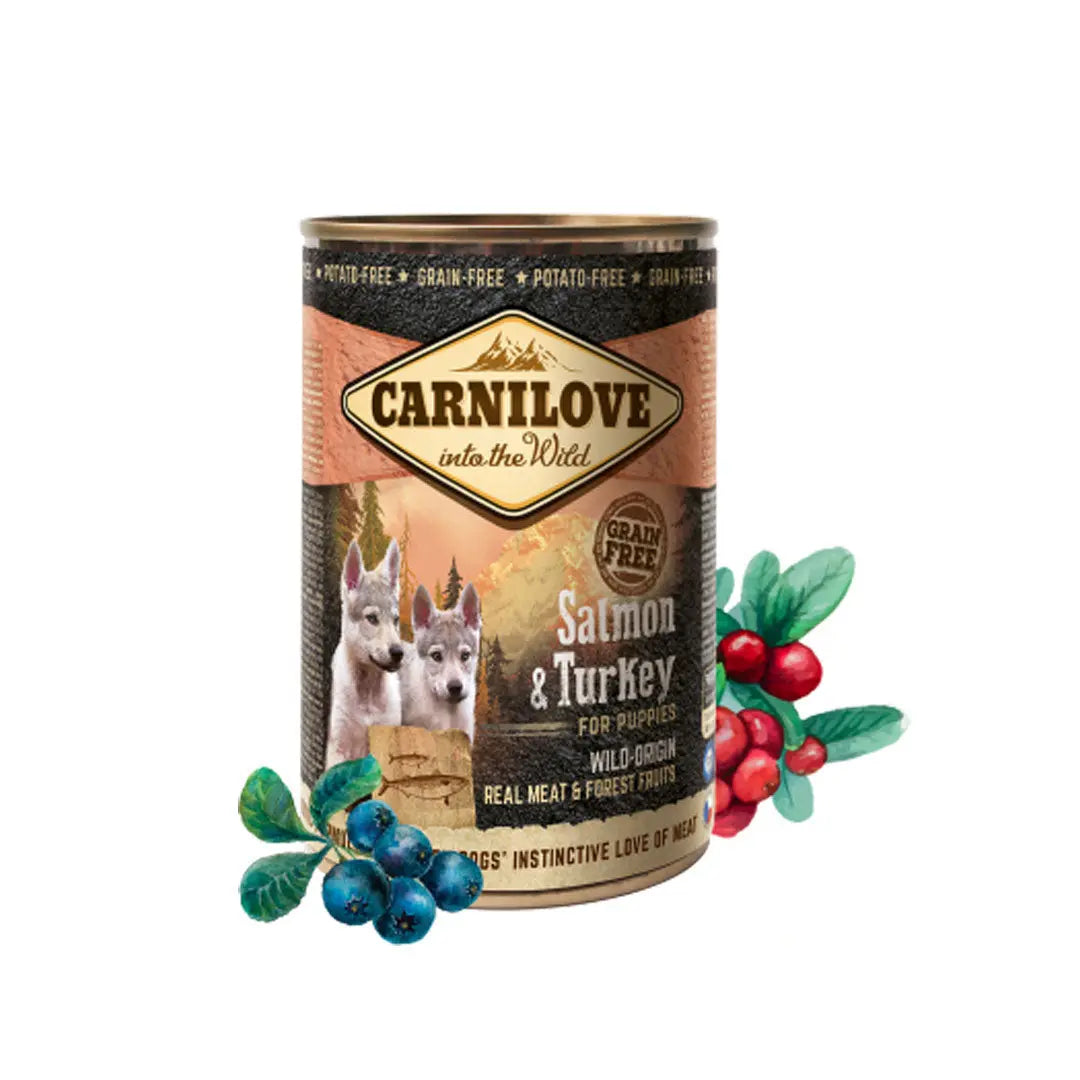 Carnilove Canned Salmon & Turkey for Puppies 400g Carnilove