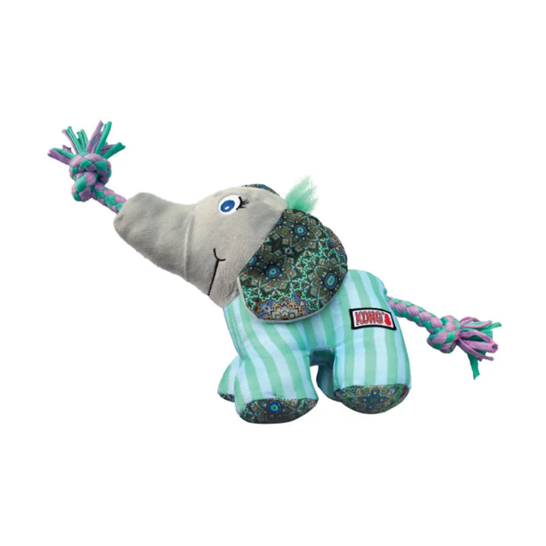 KONG Knots Carnival Elephant Turkis M/L Kong