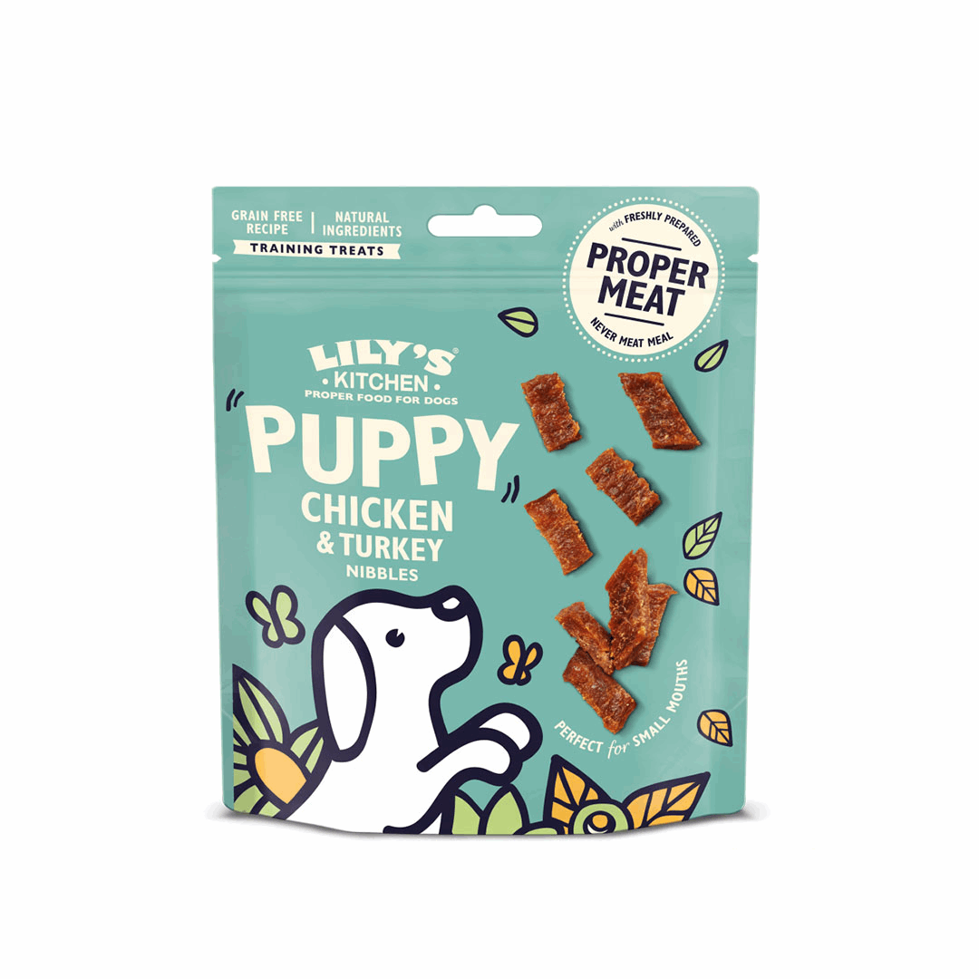 Lily's Kitchen Chicken & Turkey Nibbles for Puppies 70g