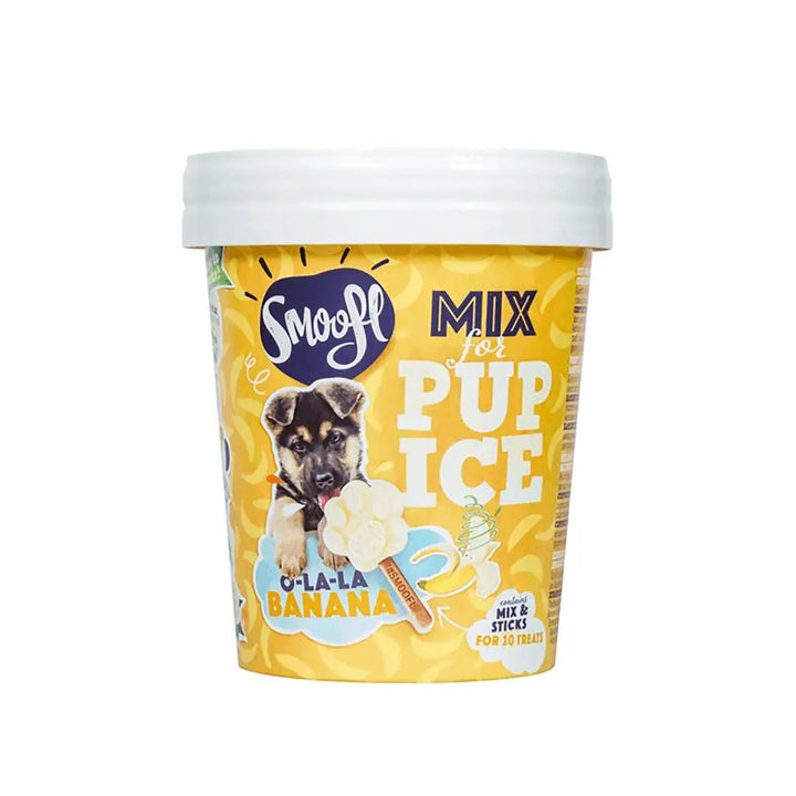 Smoofl Hundeis Mix Banan til valp, 160 g