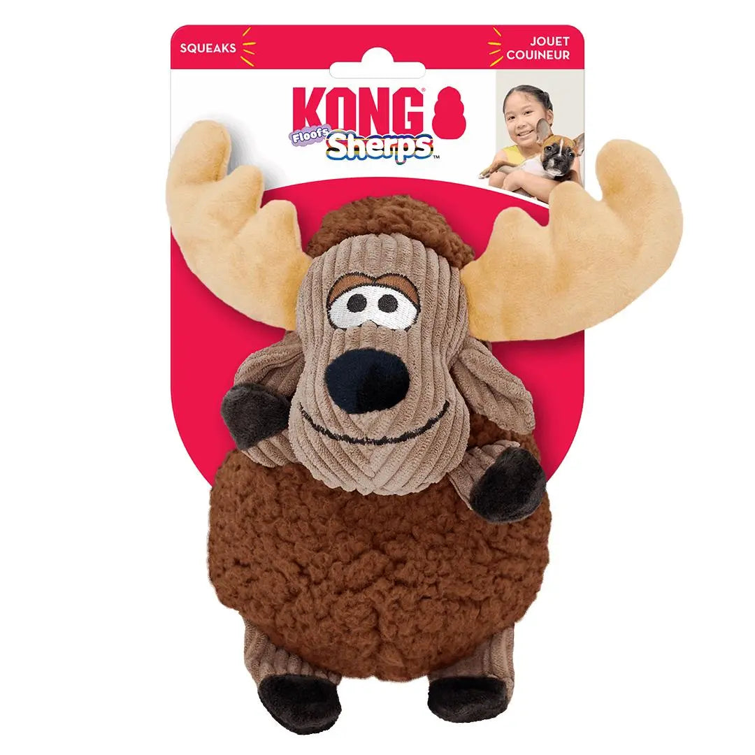 KONG Sherps Floofs Moose Medium Flerfarget