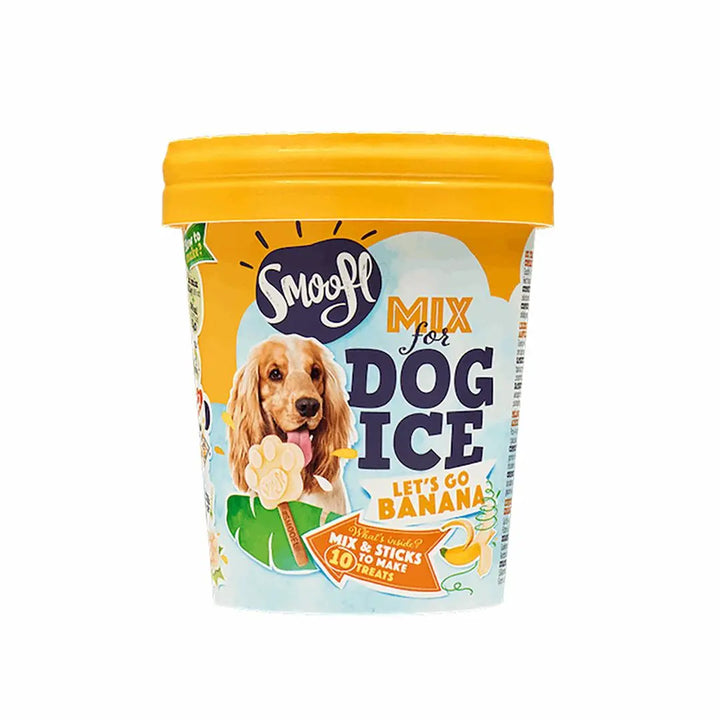 Smoofl Hundeis Mix Banan 160 g