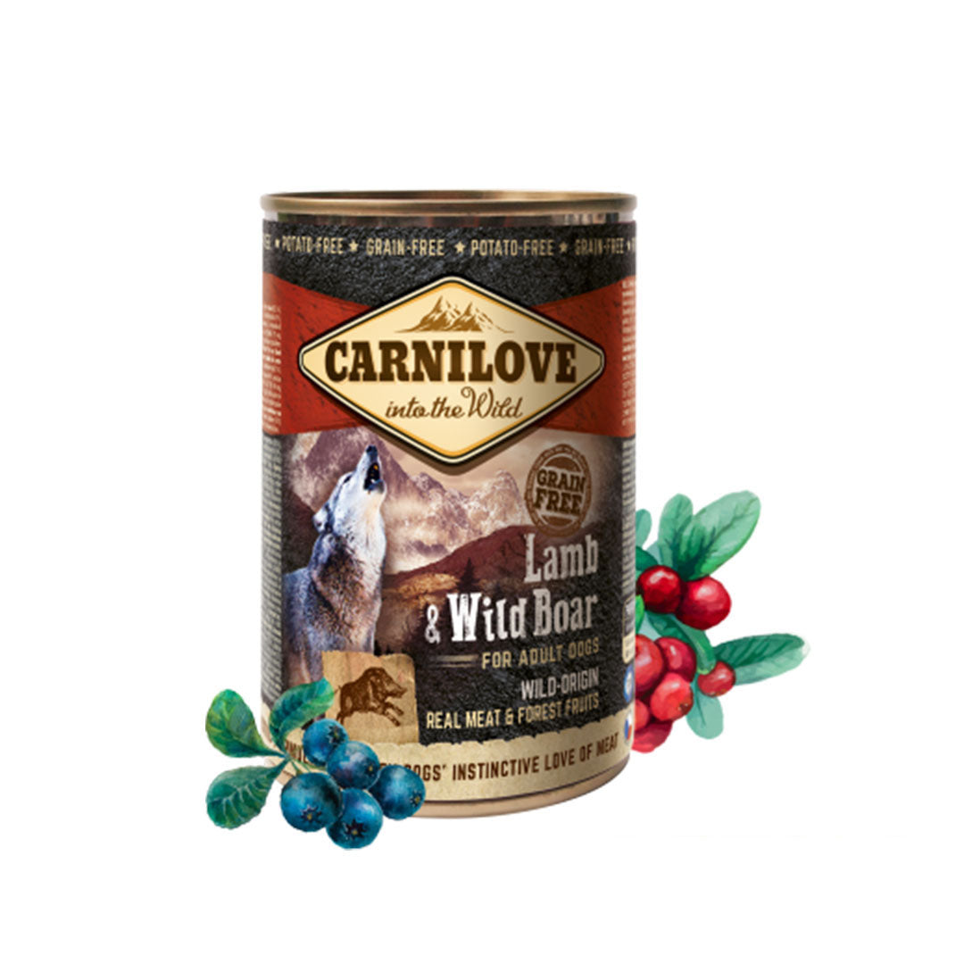 Carnilove Canned Lamb & Wild Boar for Adult 400g
